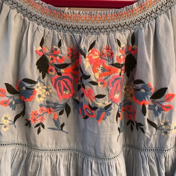 🌺Free People Smocked Tunic - Picture 5 of 6